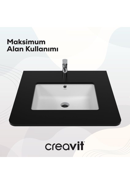 Tezgah Altı Lavabo 38*51 cm Beyaz indirimleri