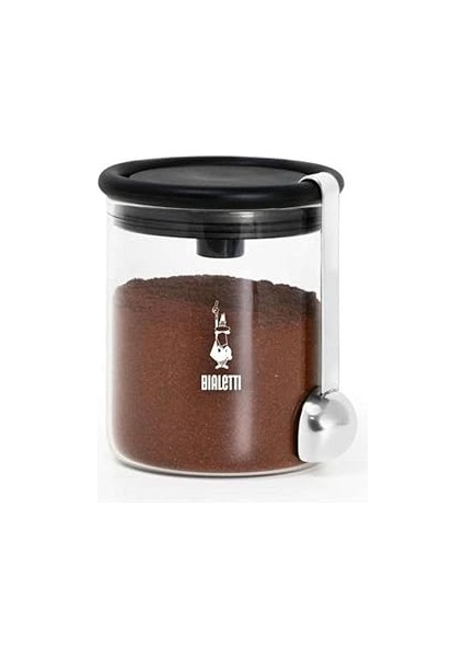 - Kahve Saklama Kavanozu - 250GR - Silikon Contalı Hava Geçirmez Kapak - Paslanmaz Ölçü Ka