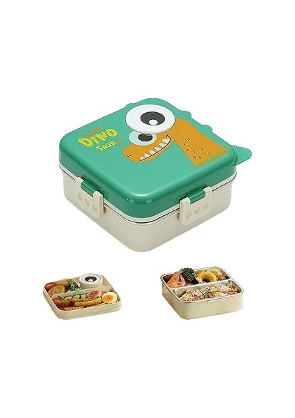 Lunch Box 1120 ml (Sızdırmaz,karışmaz Üç Bölmeli) Sos Kaseli Yeni Nesil Sefer Tası-Fflbox