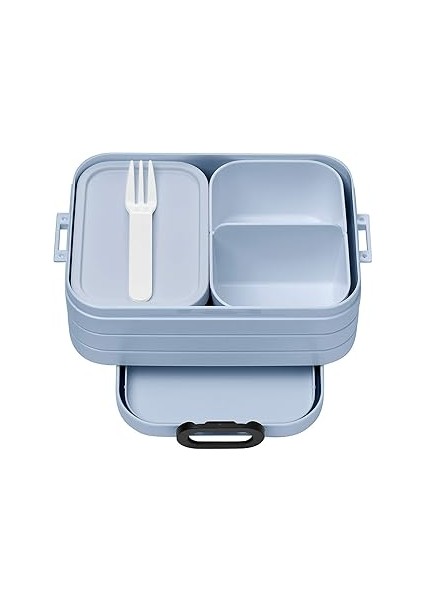Bento Lunch Box Take A Break Midi Bölmeli Portatif Yemek Kabı 900 Ml-Nordic Blue-Iskandinav M