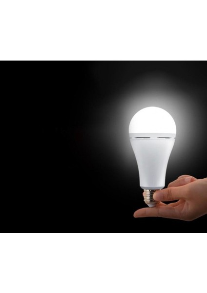 Şarjlı Akülü 15W Beyaz Işık LED Ampul-10 Adettir fırsatları