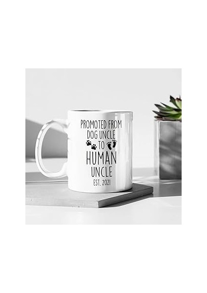 Print Dore Amca Kupası, Amcaya Hediye, Iyi Amca Hediyesi,ingilizce Doğum Günü Hediyesi Amca Kupa