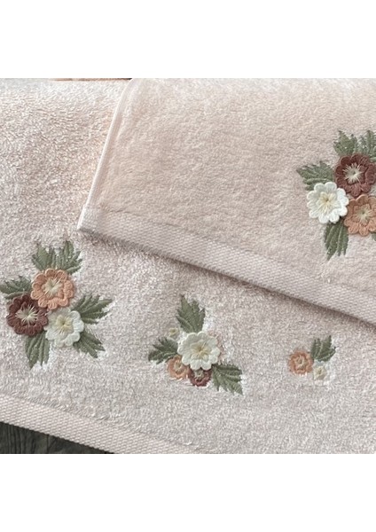 Buket - %70 Bambu / %30 Pamuk Nakışlı El Havlusu - 6'lı Set 50X90 fiyatları