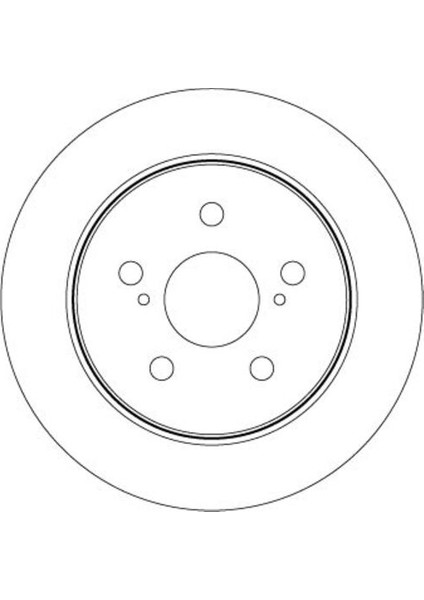DF8335 Fren Dıskı Arka C-Hr-Camry-Rav 4 V