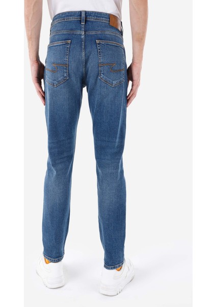 Regular Fit Erkek Indigo Jean Pantolon fiyatları