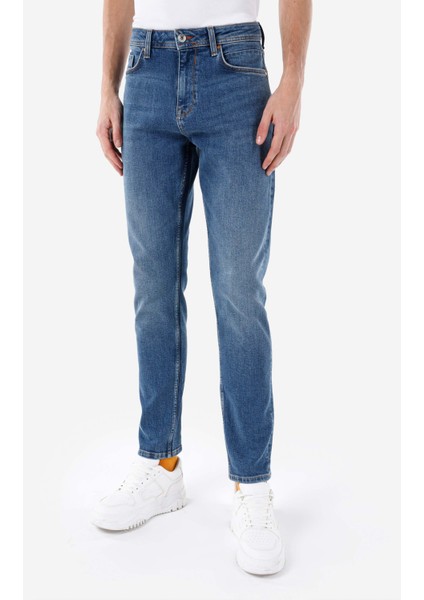 Regular Fit Erkek Indigo Jean Pantolon fırsatları