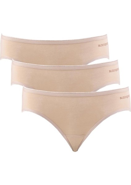 Kadın Slip Külot 3'lü Paket Essential 1575 - Ten modelleri