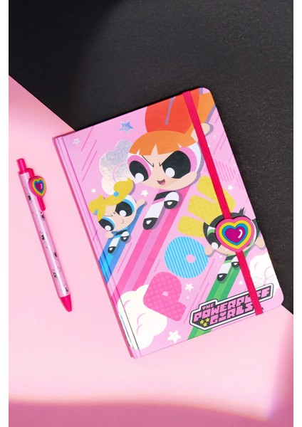 Powerpuff Girls Lisanslı Defterli Kırtasiye Seti