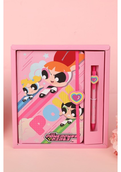 Powerpuff Girls Lisanslı Defterli Kırtasiye Seti modelleri
