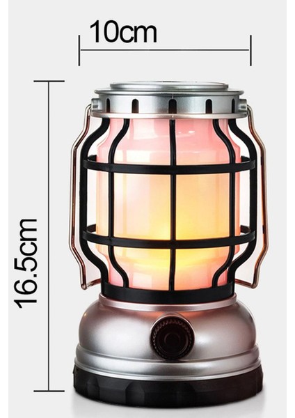 Güneş Enerjili Şarjlı Solar Kamp Lambası Ledli Su Geçirmez Asılabilir El Feneri Powerbank 1200 Mah fiyatları