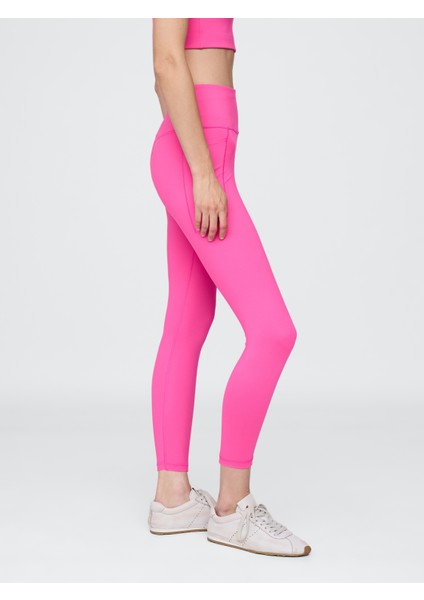 Kadın Pembe Gapfit High Rise Geri Dönüştürülmüş Legging Tayt modelleri