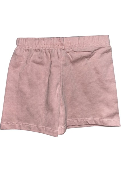 Kız Bebek Çiçekli Yazlık 2’li Takım - Kısa Kollu Bluz ve Pembe Şort indirimleri
