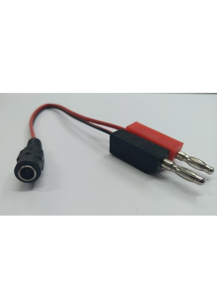 Dc 5.5x2.1 Mm Dişi - Banana Çevirici Kablo
