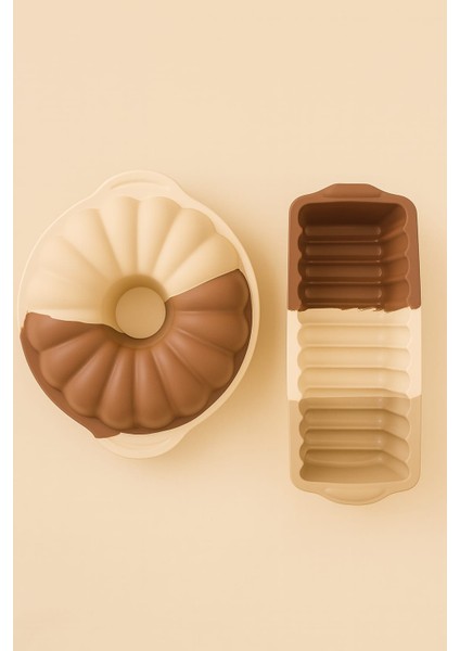 Silikon Yuvarlak Kek Kalıbı ve Baton Kek Kalıbı Ikilisi fiyatları