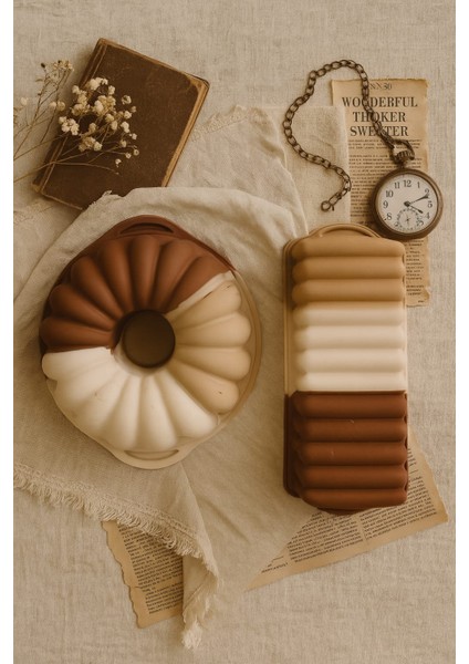 Silikon Yuvarlak Kek Kalıbı ve Baton Kek Kalıbı Ikilisi modelleri