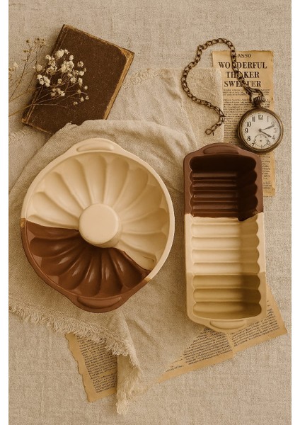 Silikon Yuvarlak Kek Kalıbı ve Baton Kek Kalıbı Ikilisi fırsatları