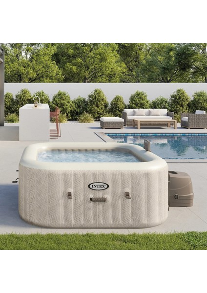 28446NP 4 Kişilik Chevron Deluxe Kare Spa Seti 1.75MX1.75MX71CM fiyatları