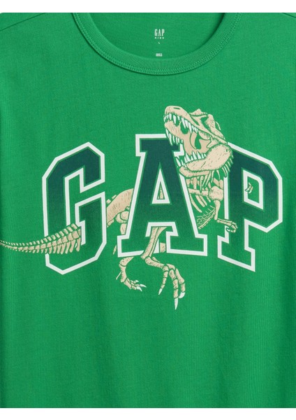 Erkek Çocuk Yeşil Grafik Baskılı T-Shirt fiyatları