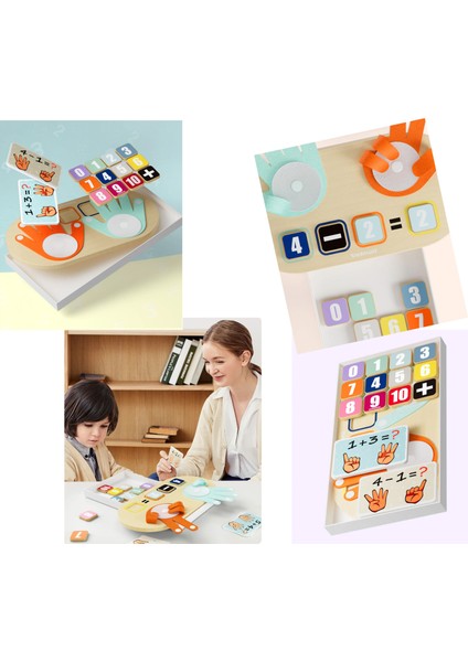 Ahşap Parmak Aritmetiği Oyunu Matematik ve Sayı Sayma Öğrenme fiyatları
