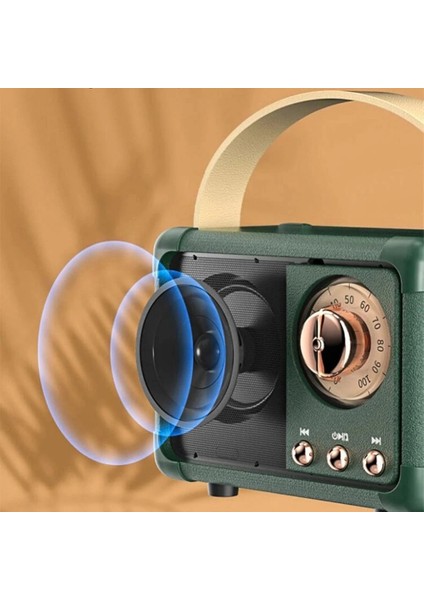 Fioplus Retro Bluetooth Hoparlör Vintage Dekor Taşınabilir Kablosuz Bluetooth Hoparlör indirimleri