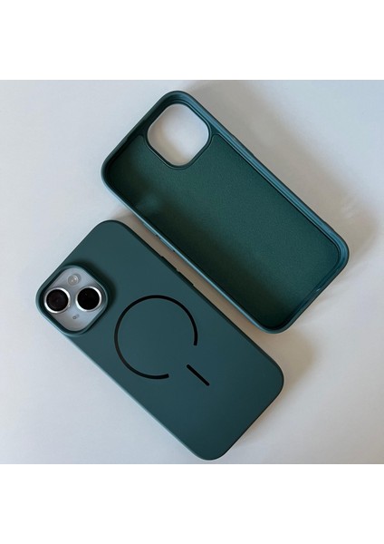 iPhone 15 Magsafe ile Uyumlu Yumuşak Soft Mükemmel Manyetik Esnek Silikon Kılıf modelleri