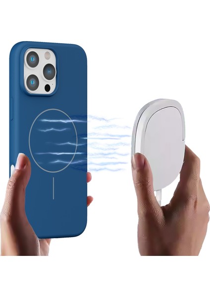 iPhone 15 Magsafe ile Uyumlu Yumuşak Soft Mükemmel Manyetik Esnek Silikon Kılıf indirimleri