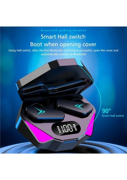 Fioplus Kulakiçi Bluetooth Gaming Kulaklık Kablosuz Oyuncu Kulaklık X15 indirimleri