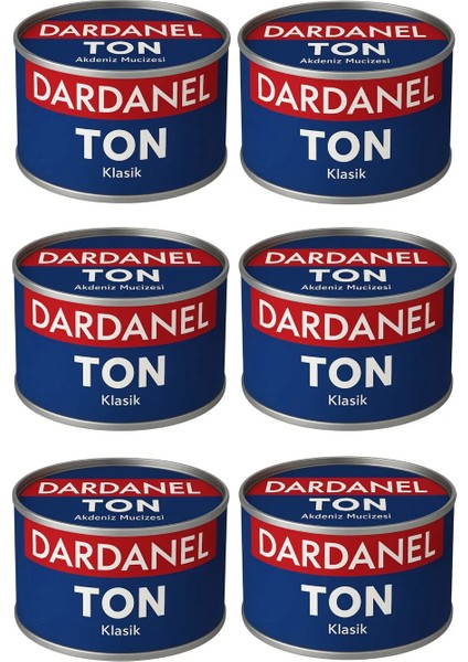 Ton Balığı Ayçiçek Yağlı 1705 gr x 6 Adet (Koli)