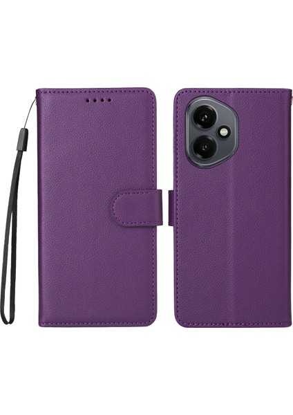 Honor 400 5g Rfıd Engelleme Pu Deri Telefon Kılıfı Bilek Kayışı ile (Yurt Dışından)