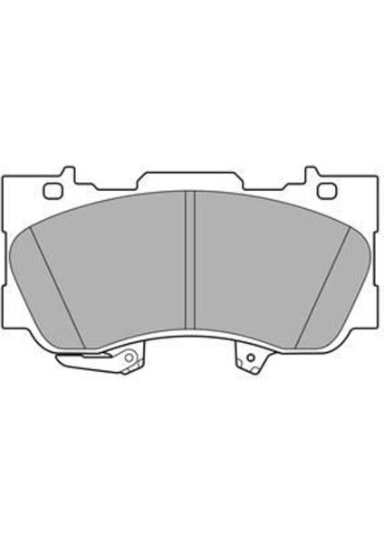 Delphı LP3592 On Dısk Fren Balatası Ford Mustang 2.3 5.0 12 14>