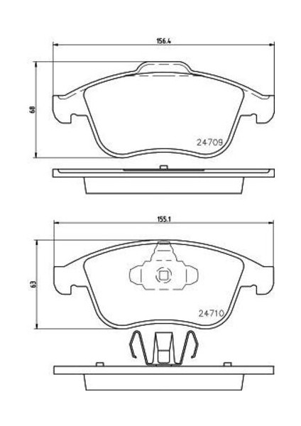 Renault-Maıs-Orjınal 410607585R On Fren Balatası Latıtude 1.5dcı 2.0dcı GDB1895