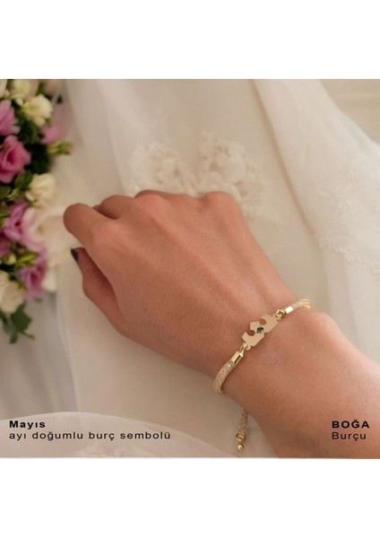 Tuba İsmine Özel 14 Ayar Altın Plakalı Hasır Kordonlu Taç Motifli Hediye Bileklik-461İsim fırsatları