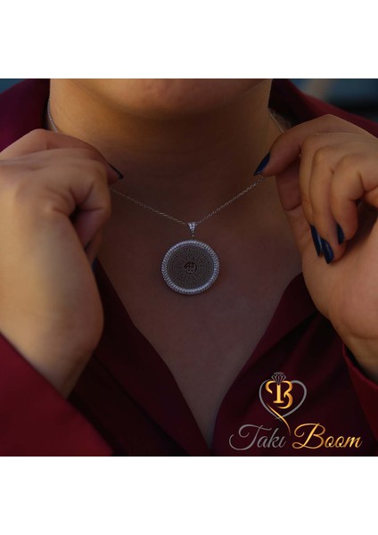 Dualı Kolye Allahın 99 İsmi Esmaül Hüsna Dualı Gümüş Kolye