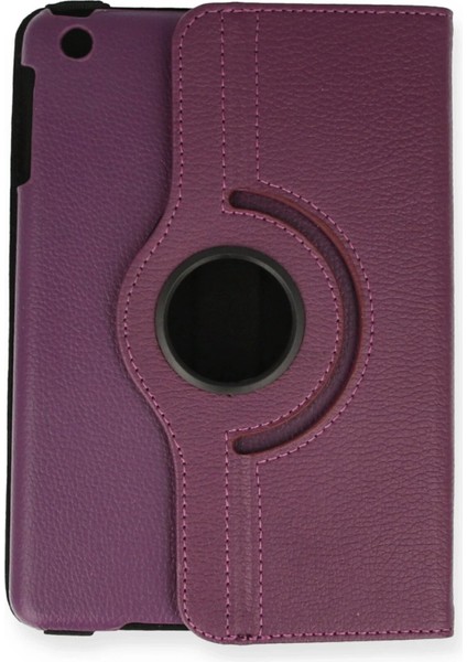 iPad Mini 1 Kılıf 360 Tablet Deri Kılıf - Mürdüm fiyatları