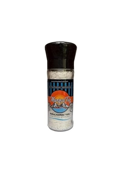 Munzur Doğal Kaynak Tuzu Değirmen 110 Gr.