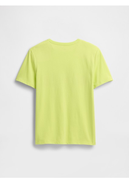 Erkek Çocuk Limon Sarısı Grafik Baskılı T-Shirt modelleri