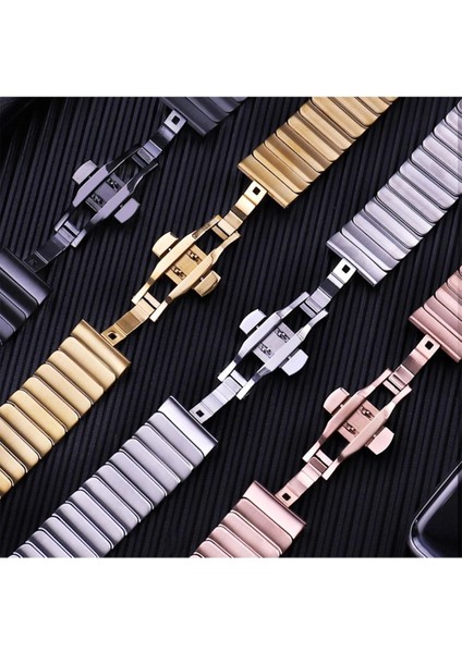 Apple Watch 38MM KR413 Fine Steel Kordon - Yıldız Işığı modelleri