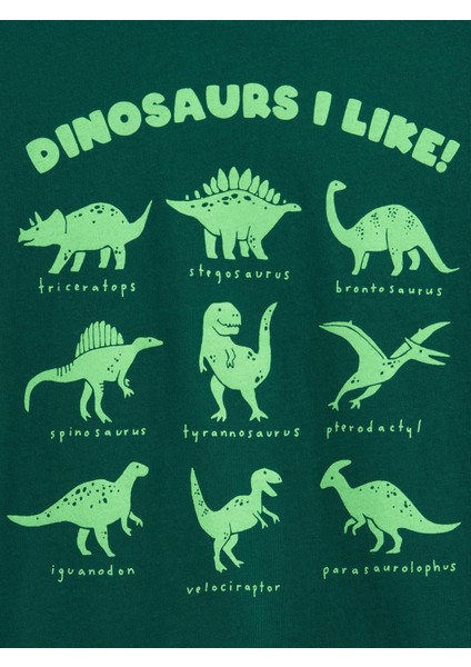 Erkek Bebek Koyu Yeşil Gap Logo Grafikli T-Shirt fiyatları