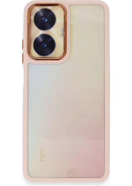 Realme C55 Kılıf Dora Kapak - Pudra