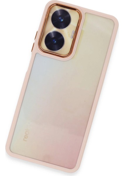 Realme C55 Kılıf Dora Kapak - Pudra modelleri