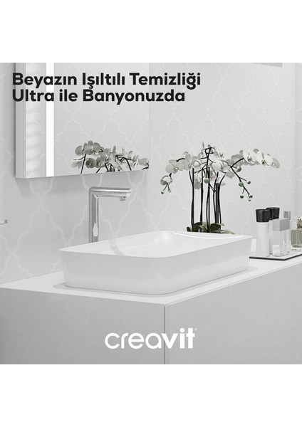 Ultra Dikdörtgen Çanak Lavabo 60 cm Beyaz fiyatları