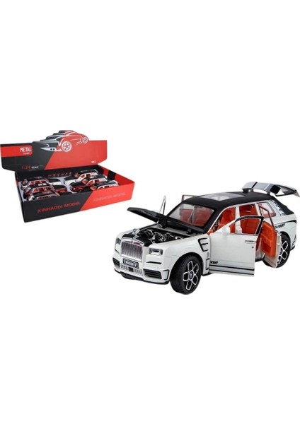 Eğitici Oyuncak ZHD-B2408 -Vardem Çek Bırak Işıklı ve Sesli Kapıları Açılan Mrs Polis Araba 1:24 modelleri