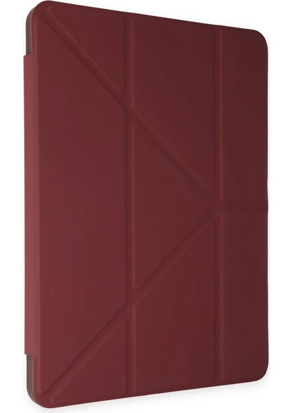 iPad 10.2 (8.nesil) Kılıf Kalemlikli Mars Tablet Kılıfı - Mor fırsatları