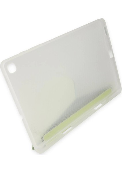 Samsung Galaxy P610 Tab S6 Lite 10.4 Kılıf Kalemlikli Mars Tablet Kılıfı - Açık Yeşil