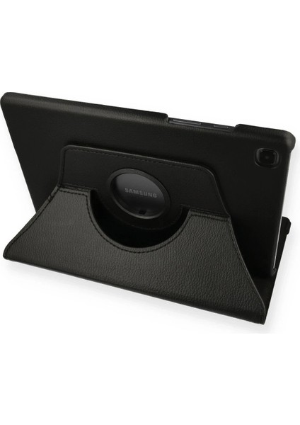Samsung Galaxy Tab A7 10.4 Kılıf 360 Tablet Deri Kılıf - Siyah