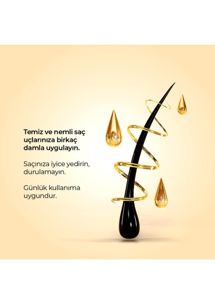 Botanik Peptid İçerikli Saç Bakım Serumu Derinlemesine Nemlendirme 30 ml Bitkisel Keratin modelleri
