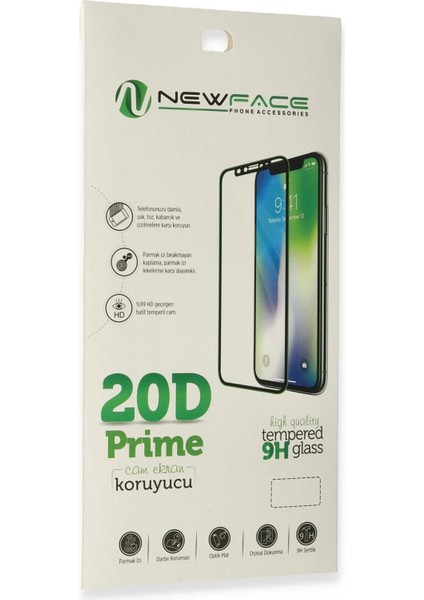 iPhone 6 20D Premium Cam Ekran Koruyucu - Beyaz