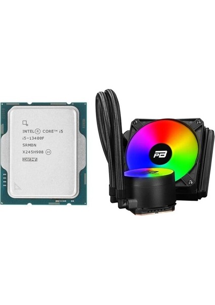 <![cdata[ıntel Core I5 13400F 30MB 10çekirdekli VGA Yok 1700P 65W Sıvı Soğutmalı Fanlı]]>