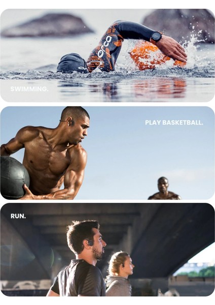 As9 Suya Dayanıklı Bluetooth Kulaklık - Siyah