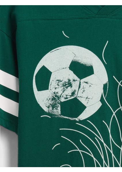 Erkek Çocuk Koyu Yeşil Relaxed Gap Logo T-Shirt fiyatları